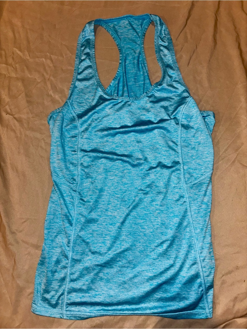 Xersion Blue Heather Racerback Performance Tank
